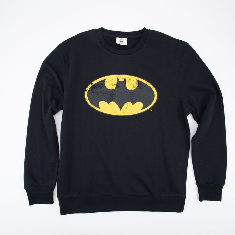 DC COMICS - Poleron Hombre Batman New Logo Negro Dc Comics