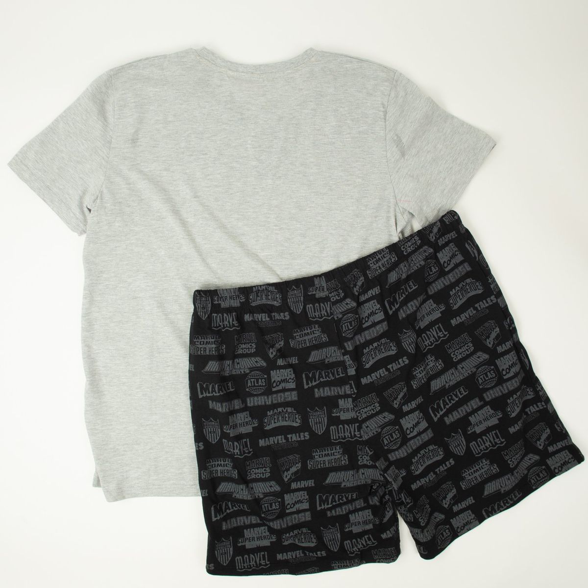 MARVEL - Pijama Hombre Vintage Gris Marvel