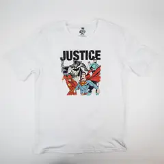 DC COMICS - Polera Hombre Justice League Team Blanco