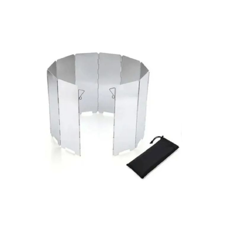 GENERICO - Protector De Viento Para Cocinilla Portatil Camping 67x24cm
