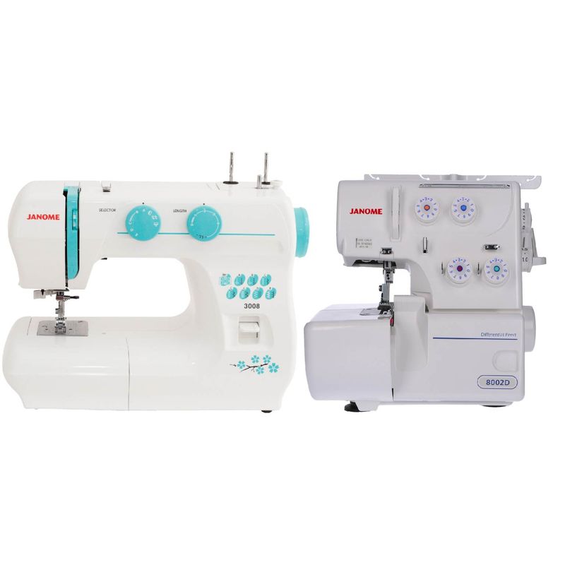 JANOME - Combo 3008+8002D