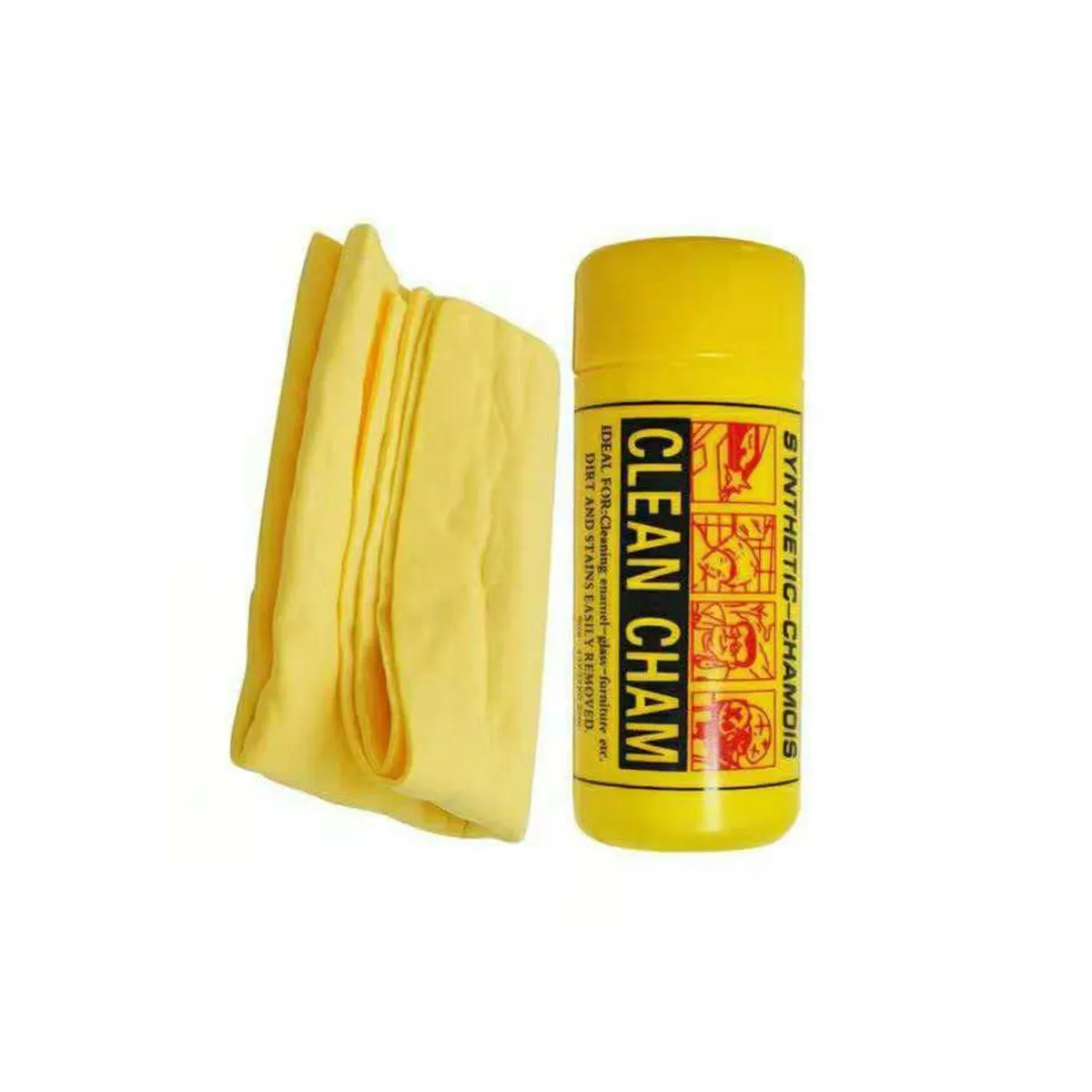 GENERICO - Paño Cuero Limpieza Auto Moto Lavado 66x43 Cm