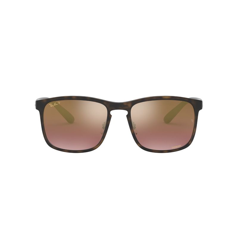 RAY BAN - Lentes de Sol Violeta Espejado Chromance Polarizados