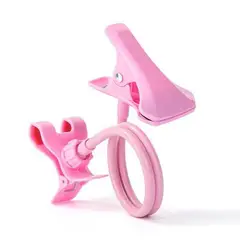 GENERICO - SOPORTE PARA CELULAR ANCLAJE TIPO CLIP ROSADO