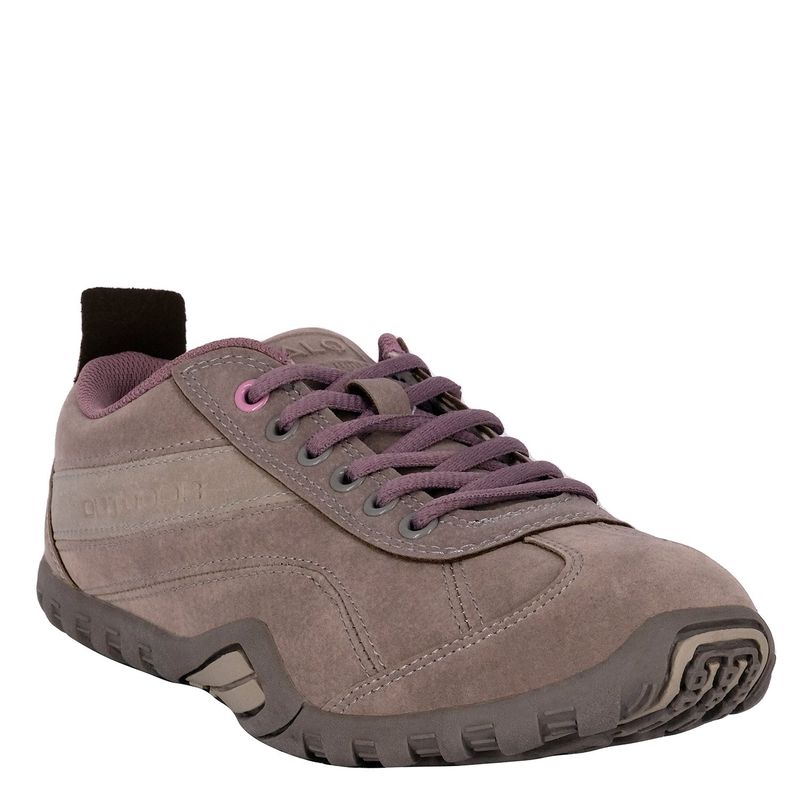 ALQUIMIA - Zapatilla Outdoor Mujer Gris Agapornis Alquimia