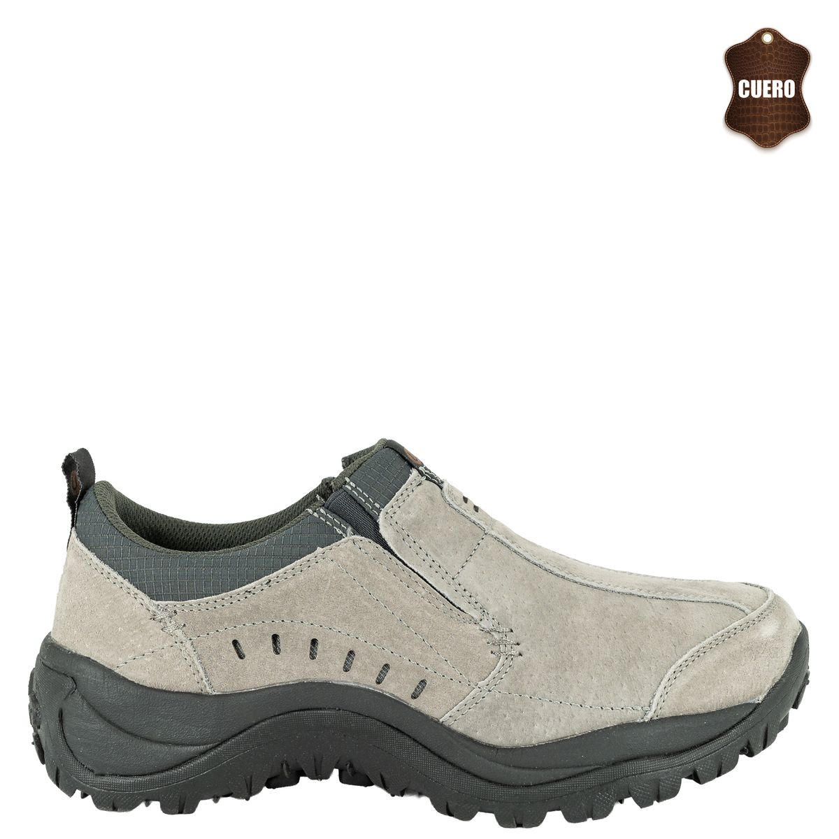 LONDON ADIXT - Zapato de Cuero Hombre Gris Cedro London Adixt