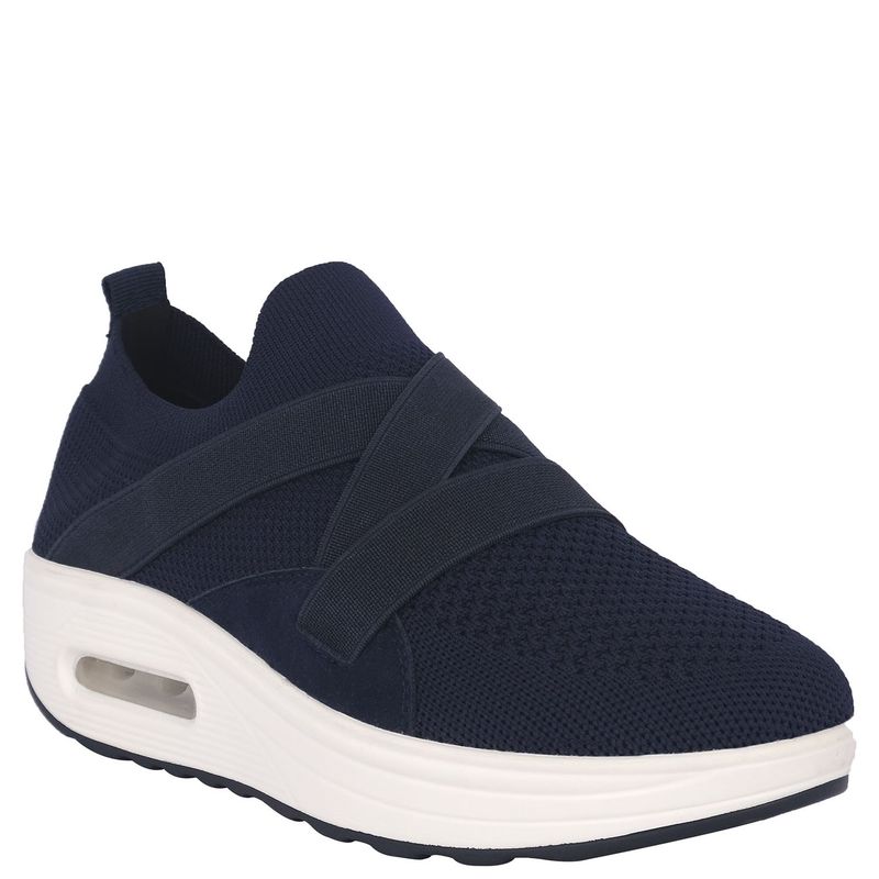 ALQUIMIA - Zapatilla Mujer Azul Bisonte Alquimia