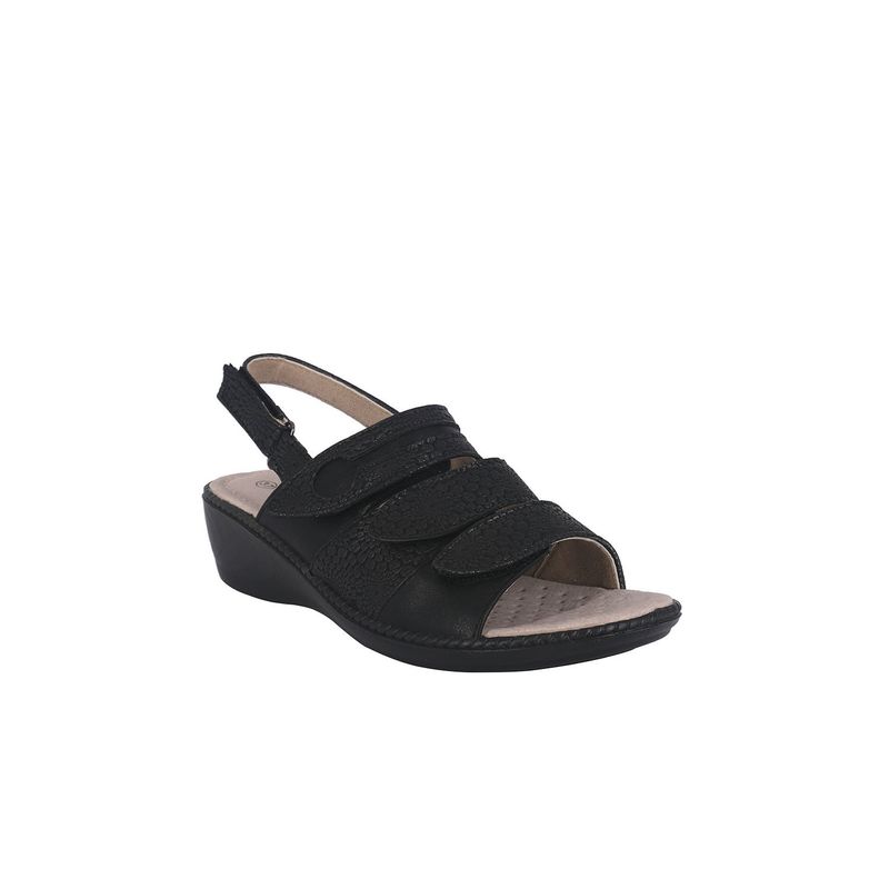 PASSER - Sandalia Mujer Negro Picea Passer