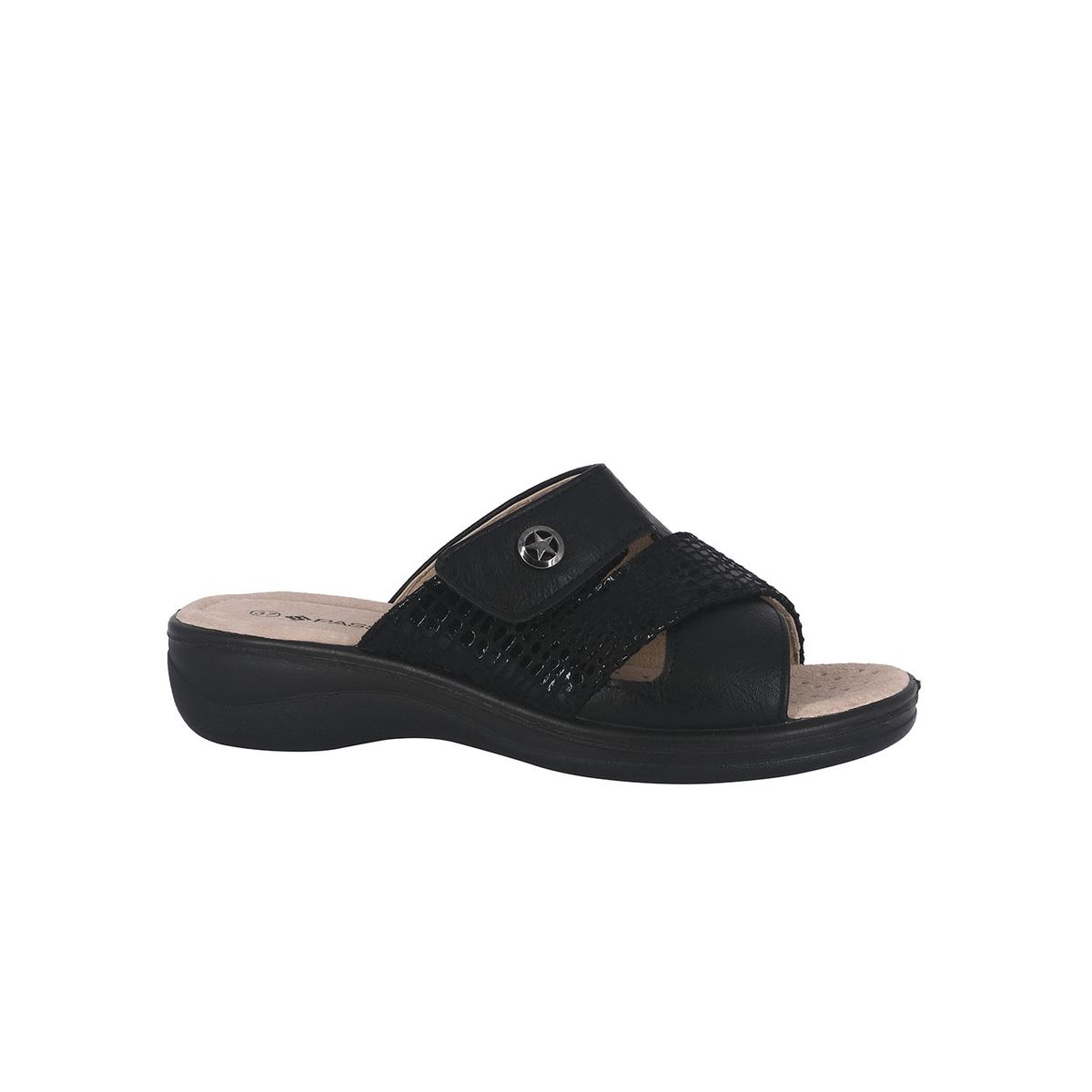 PASSER - Sandalia Mujer Negro Chamomile Passer