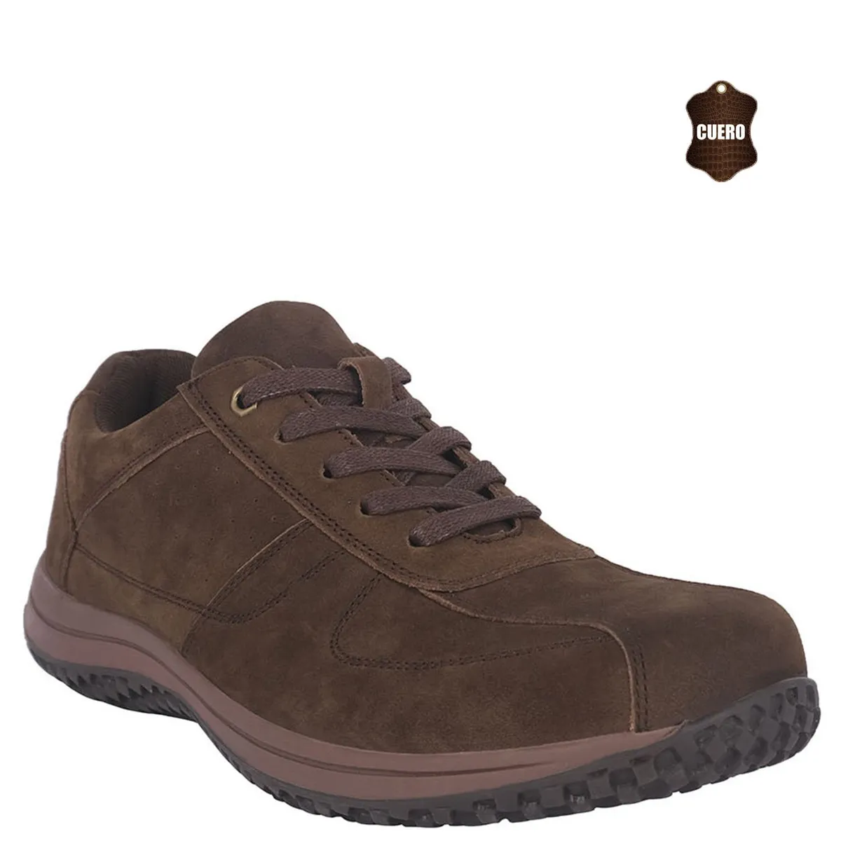LONDON ADIXT - Zapato de Cuero Hombre Café Agave London Adixt