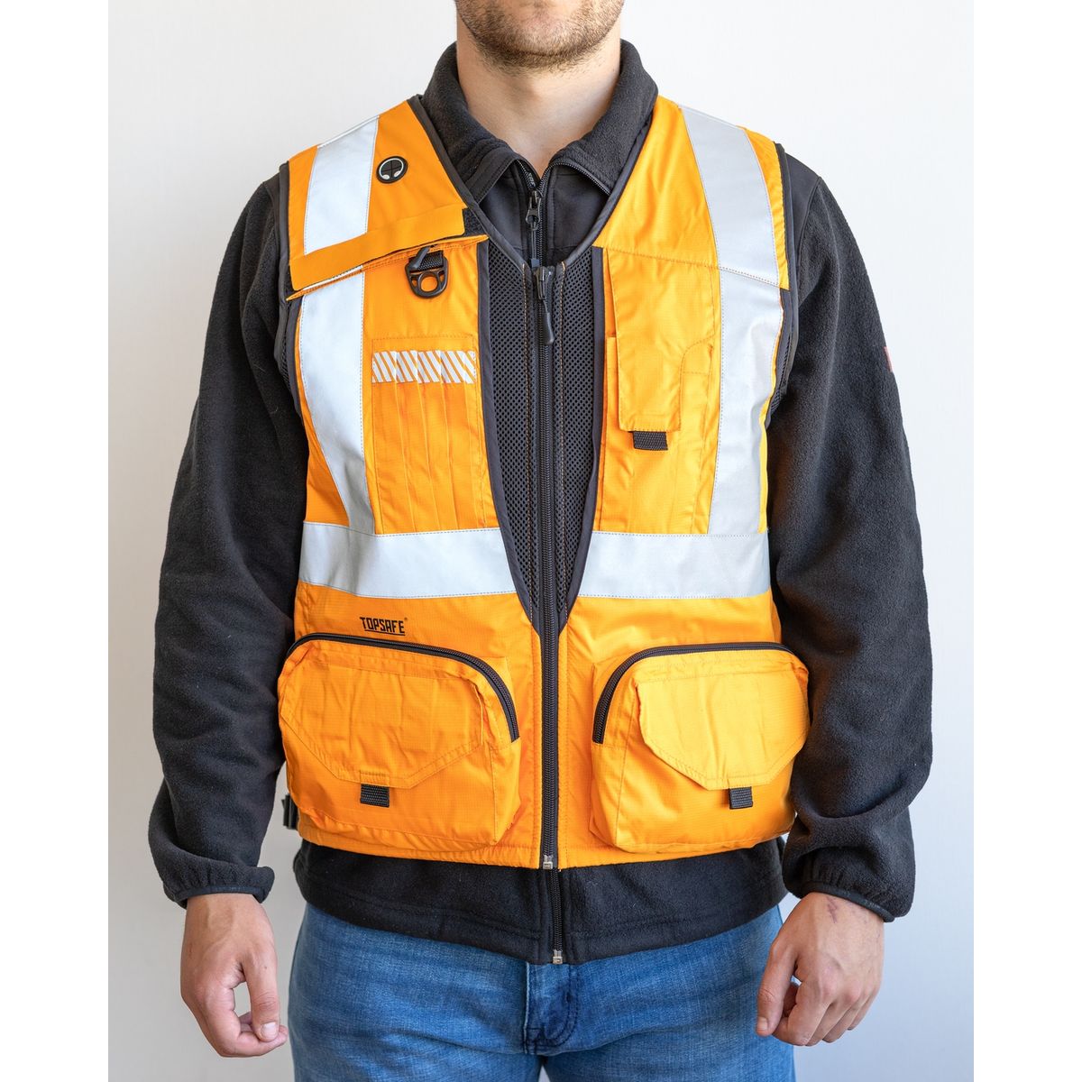 TT SAFE - CHALECO GEOLOGO NARANJO