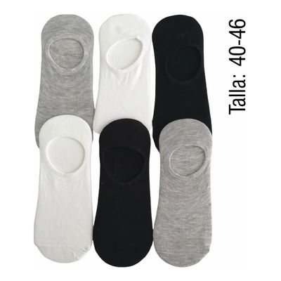 Imagen 2 del producto 12 Pares Calcetas Calcetines Invisible Corto Hombre De Algodón y Cobre