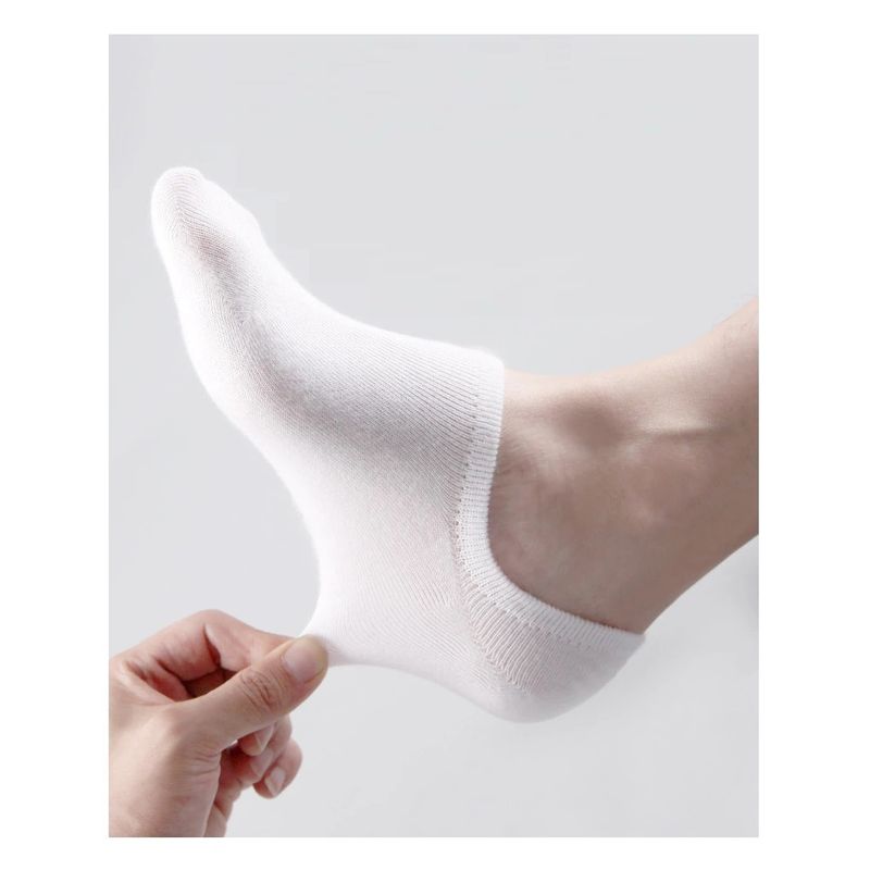 GARSIL - 6 Pares Calcetas Calcetines Invisible Corto Hombre De Algodón y Cobre