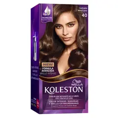 KOLESTON - Tintura Permanente 40 Castaño Mediano