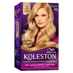 KOLESTON - Kit Tintura Permanente Con Tratamiento Hidratante 80 Rubio C