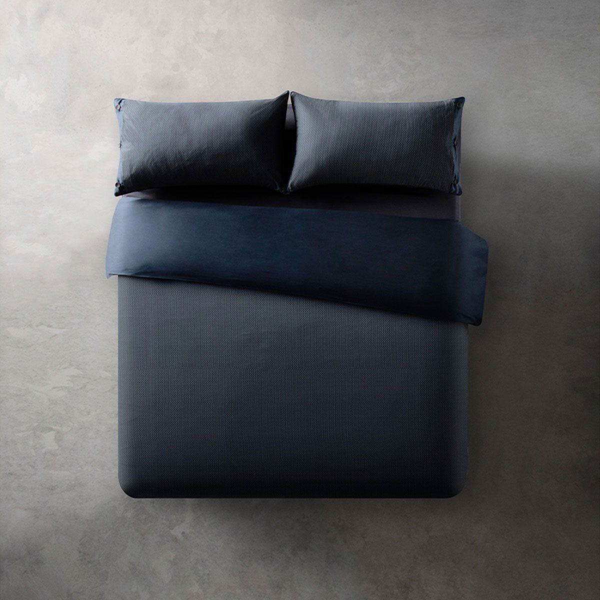 ROSEN - Funda Plumón Rosen Algodón Sergio Arias Print King Navy