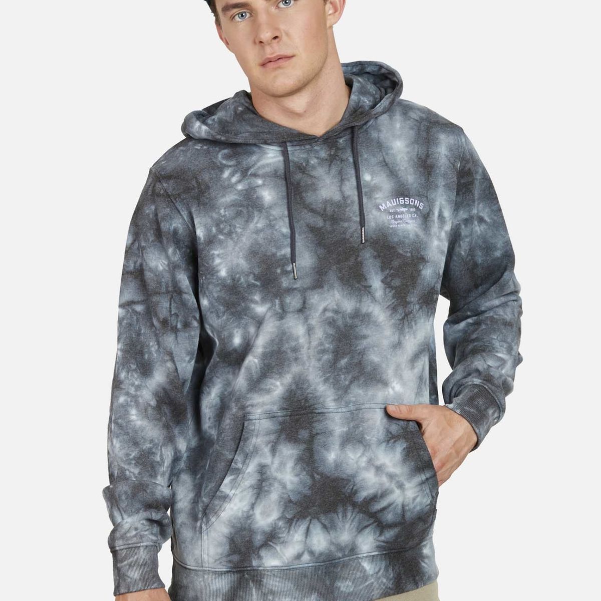 MAUI AND SONS - Poleron canguro 5o1403 gris