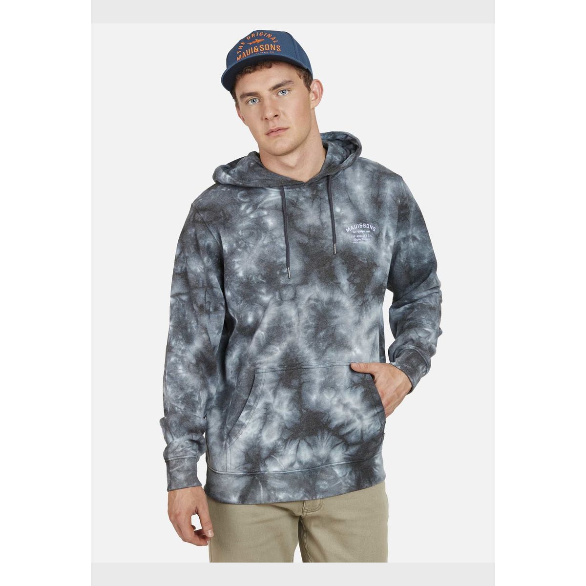 MAUI AND SONS - Poleron canguro 5o1403 gris