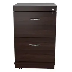 INVAL - Archivador 2 cajones 70,5X47,5X40 cm Wengue