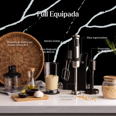 Imagen 2 del producto Batidora de Inmersion Minipimer Full 6 accesorios