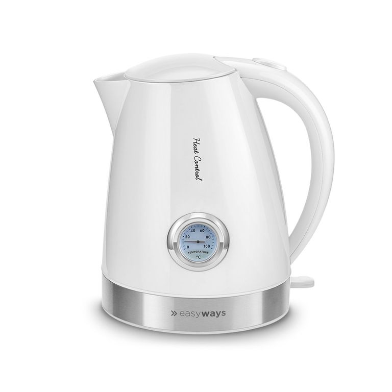 EASYWAYS Hervidor Heat Control Blanco 1,7 L