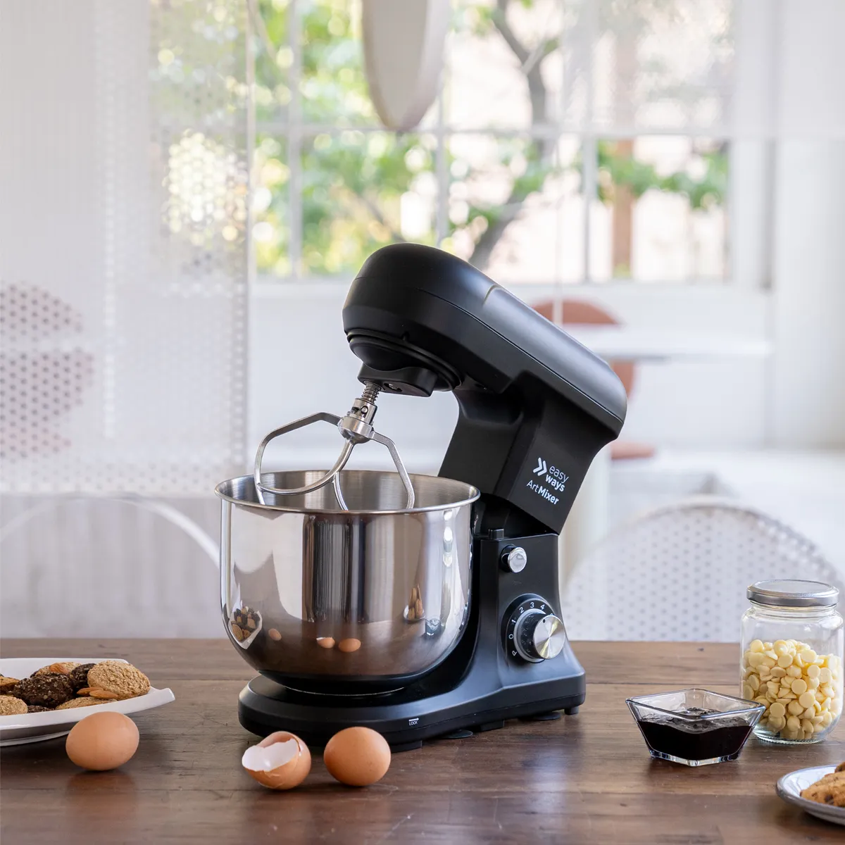 EASYWAYS - Batidora de Pedestal Art Mixer Negro 4,3 Lt EasyWays