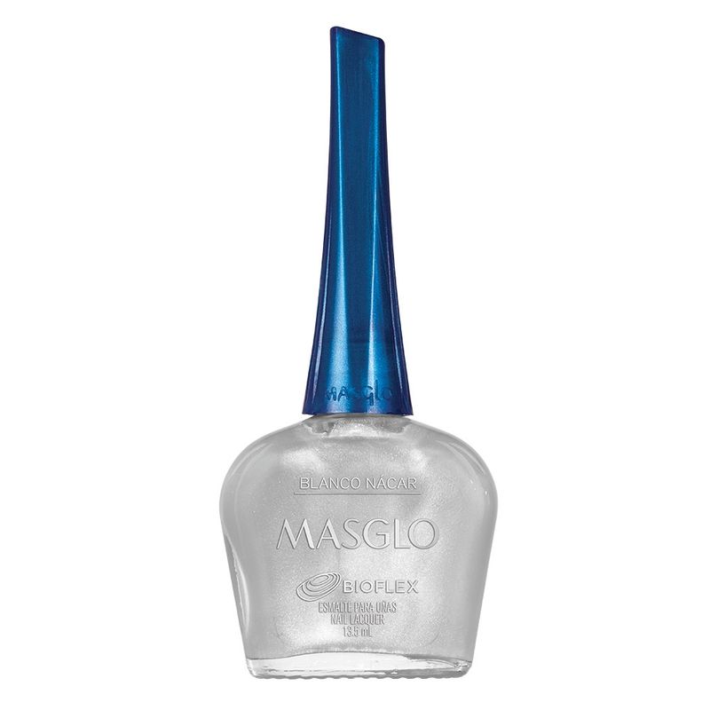MASGLO - Esmalte Tradicional Blanco Nacar