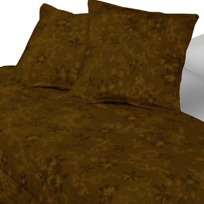 Imagen 2 del producto Piecera Con Fundas Victoriana Café Reversible