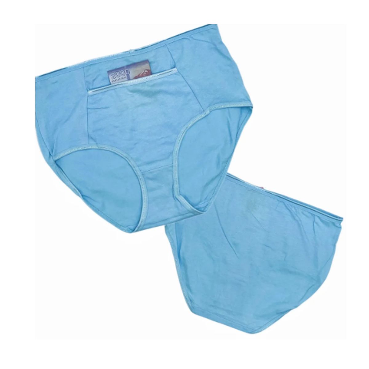 EVERSO - Pack 3 Calzón Mujer Liso Con Bolsillo.