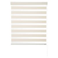 Roller Duo Traslúcido Crema Zebra 125x235 cm Persiana alto ajustable