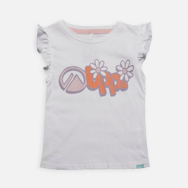 LIPPI - Polera Baby Girl Blossom T-Shirt Blanco Lippi
