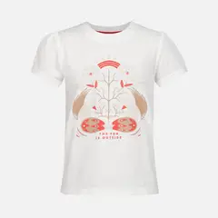 LIPPI - Polera Niña Country T-Shirt Blanco Lippi.-