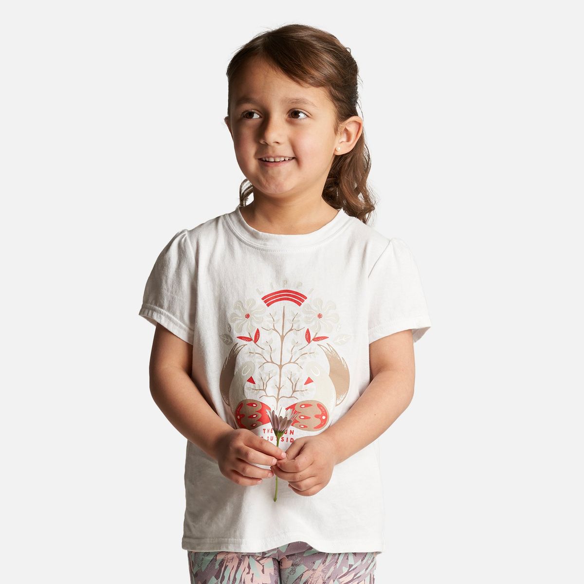 LIPPI - Polera Niña Country T-Shirt Blanco Lippi