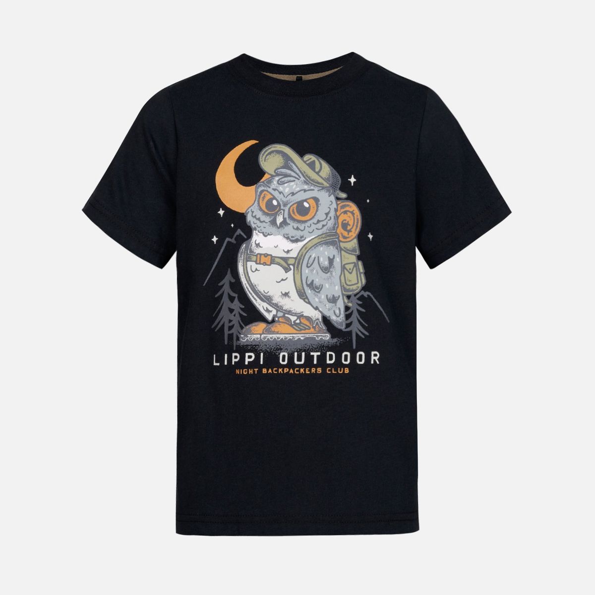 LIPPI - Polera Niño Country T-Shirt Negro Lippi