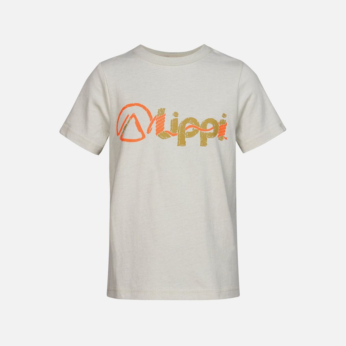 LIPPI - Polera Niño Logo Lippi T-Shirt Gris Calido Lippi