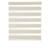 Roller Duo Blackout Zebra Día-Noche Beige 90x170 cm Altura ajustable