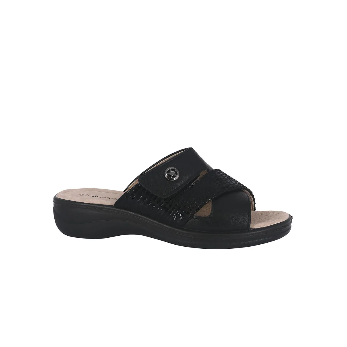PASSER - Sandalia Mujer Negro Chamomile Passer