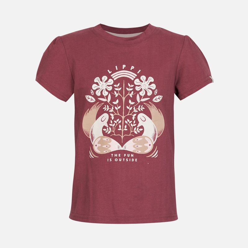 LIPPI - Polera Niña Country T-Shirt Frambuesa Oscuro Lippi