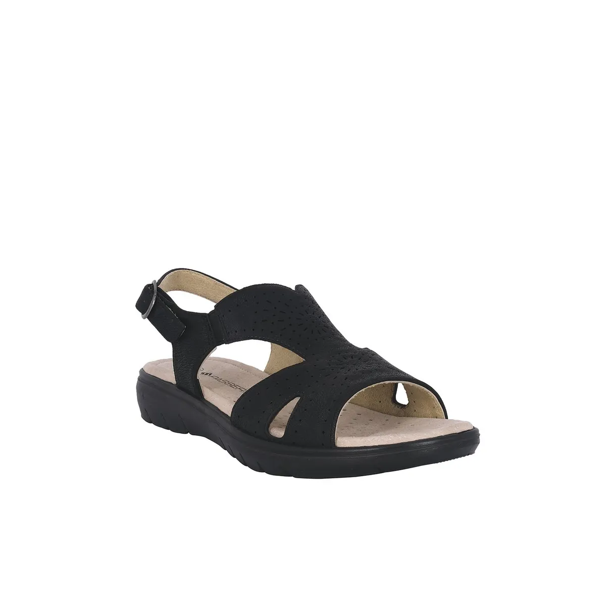 PASSER - Sandalia Mujer Negro Musgo Passer