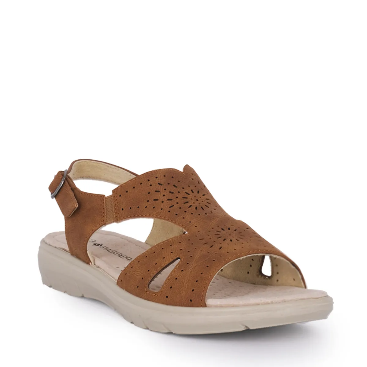 PASSER - Sandalia Mujer Caramelo Musgo Passer