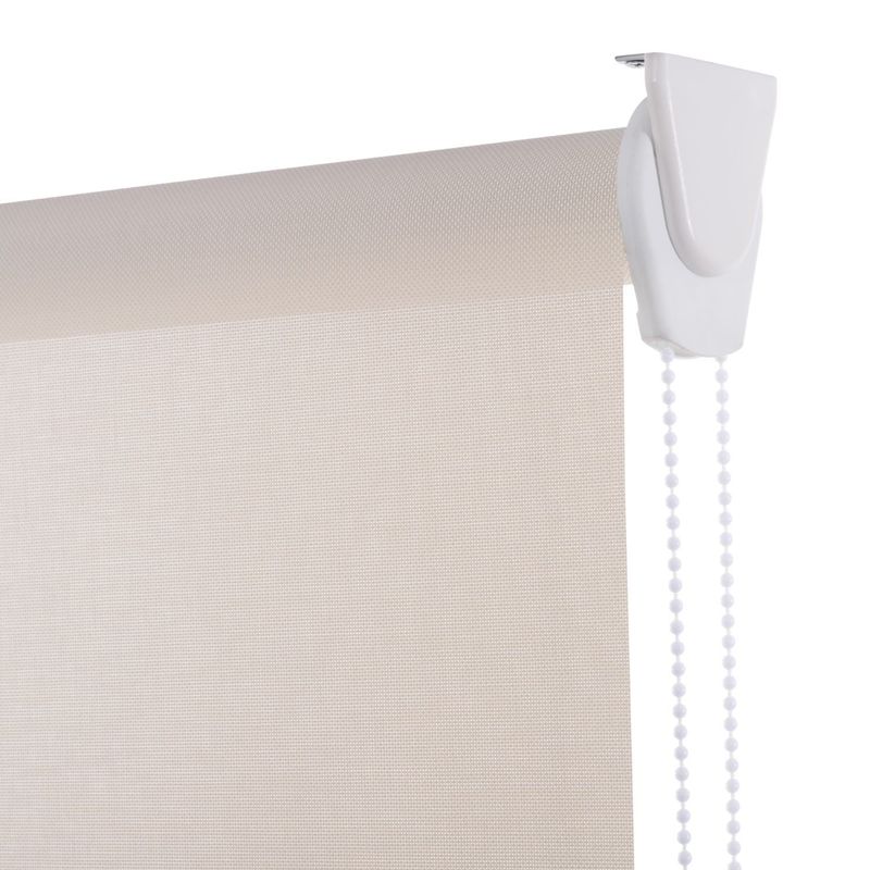 BERTEX - Cortina Roller Sunscreen 80cm ancho x 240cm alto Persiana Beige