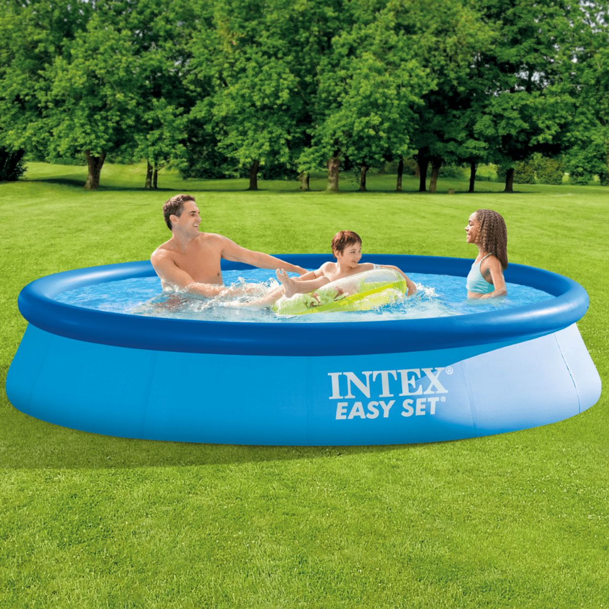 INTEX - Piscina Inflable Easy Set 366 x 76 Cm