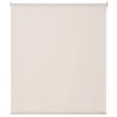 BERTEX - Cortina Roller Sunscreen Beige 115x240 cm Persiana de altura ajustable