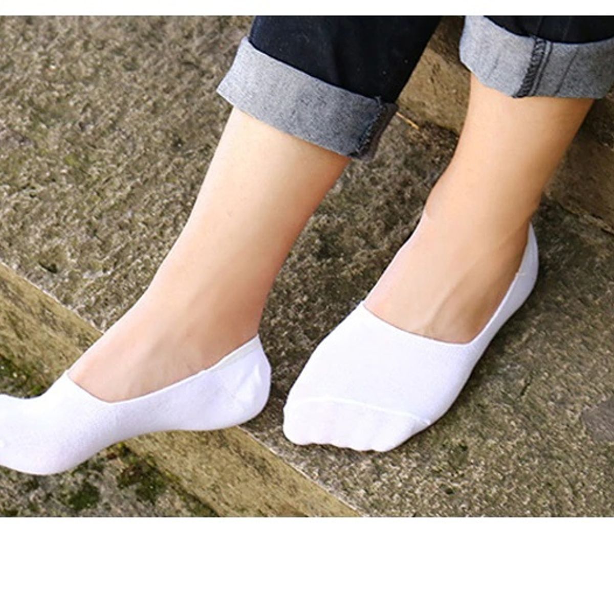 GARSIL - 12 Pares Calcetas Invisible Para Mujer Corto De Algodón Con Cobre