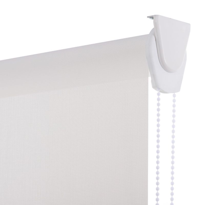 BERTEX - Cortina Roller Sunscreen Blanca 115x170cm Persiana de altura ajustable
