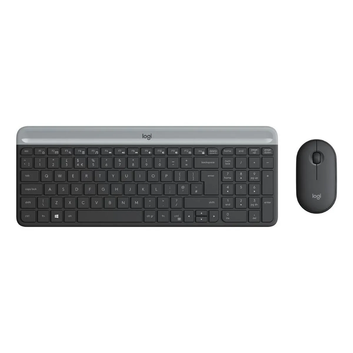 LOGITECH - Kit De Teclado Y Mouse Inalámbrico Logitech Mk470 Inglés Us