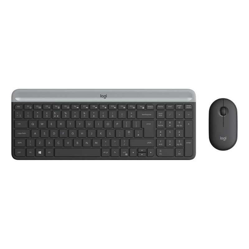 LOGITECH - Kit De Teclado Y Mouse Inalámbrico Logitech Mk470 Inglés Us
