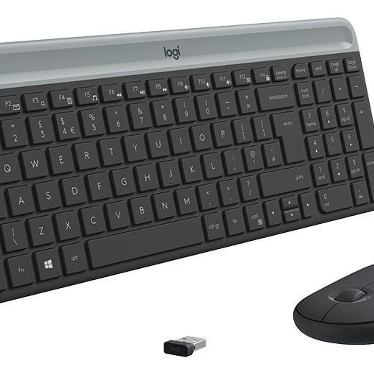 LOGITECH - Kit De Teclado Y Mouse Inalámbrico Logitech Mk470 Inglés Us