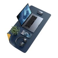 Alfombrilla Mousepad Cuero Doble Cara 80 X 40 Cm Impermeable