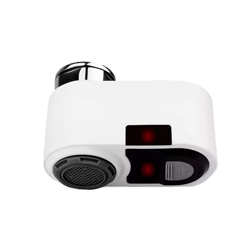 GENERICO - Sensor dispensador de agua para grifo lavamanos carga Usb C